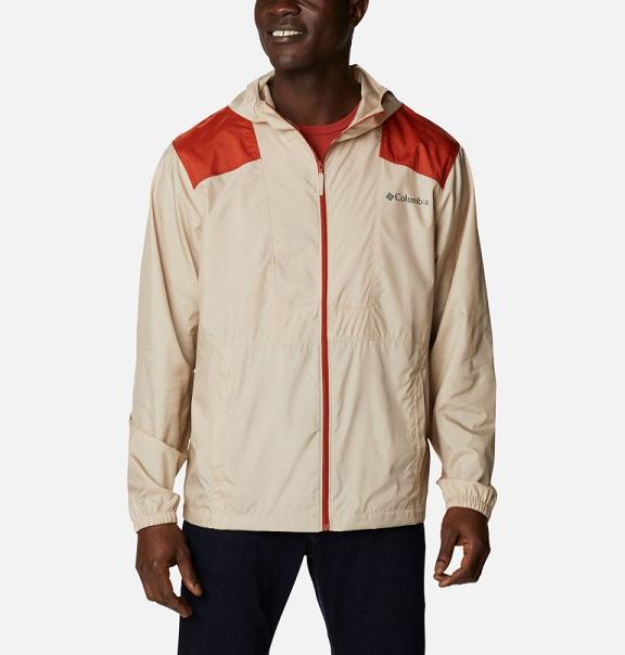 Columbia Flashback Windbreaker Khaki For Men's NZ25806 New Zealand